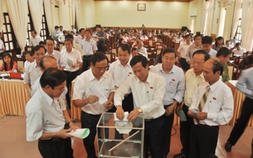 Bỏ phiếu tín nhiệm tại Hội đồng nhân dân tỉnh Thừa Thiên-Huế