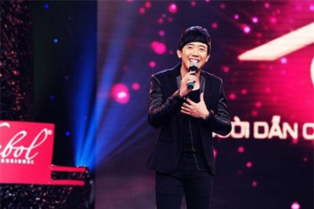 Trấn Thành trong đêm chung kết Người dẫn chương trình truyền hình 2013