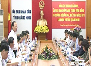 Bộ Văn hoá-Thể thao và Du lịch làm việc với tỉnh Quảng Ninh