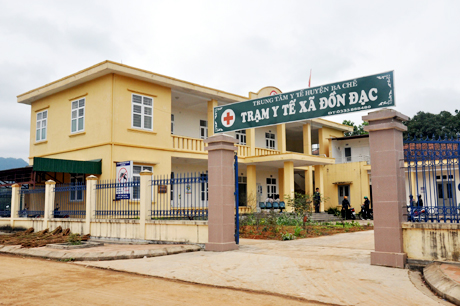 Trạm Y tế xã Đồn Đạc (Ba Chẽ) được tỉnh đầu tư xây dựng khang trang.
