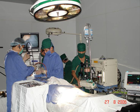 Hình ảnh mổ cắt Amidal tại Bệnh viện đa khoa tỉnh