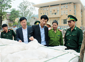 Chủ tịch UBND tỉnh Nguyễn Văn Đọc kiểm tra công tác phòng, chống buôn lậu
