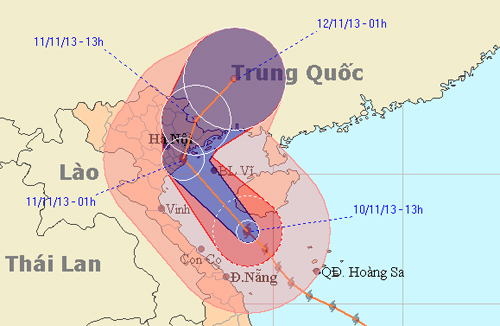 Tối nay, bão vào Hải Phòng, Thái Bình, Quảng Ninh