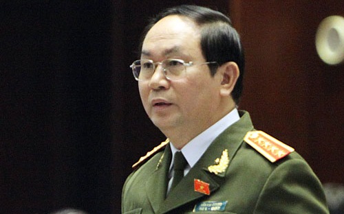Bộ trưởng Bộ Công an Trần Đại Quang.