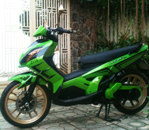 Yamaha Nouvo MX Xe trước khi lên áo CBR1000RR.