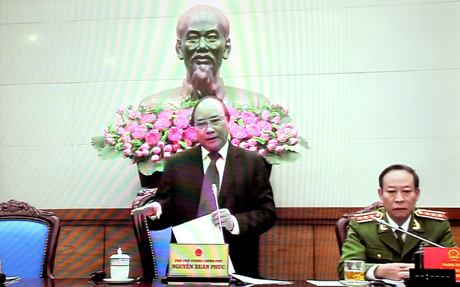 Phó Thủ tướng Chính phủ Nguyễn Xuân Phúc phát biểu chỉ đạo tại Hội nghị