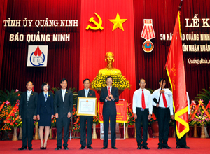 Báo Quảng Ninh kỷ niệm 50 năm ngày ra số đầu và đón nhận Huân chương Độc lập hạng Nhì