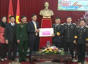 Chủ tịch UBND tỉnh Nguyễn Văn Đọc thăm, chúc tết TP Hải Phòng