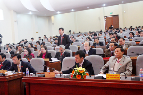 Các đại biểu HĐND tỉnh đóng góp ý kiến vào Quy hoạch