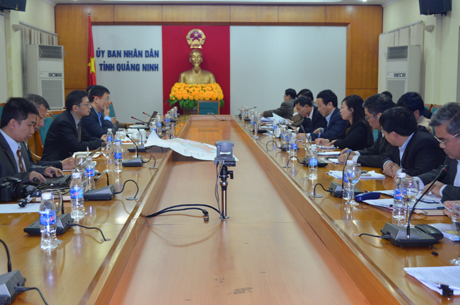 Đồng chí Nguyễn Văn Thành, Phó Chủ tịch UBND tỉnh chủ trì làm việc với Công ty CP Tập đoàn Texhong