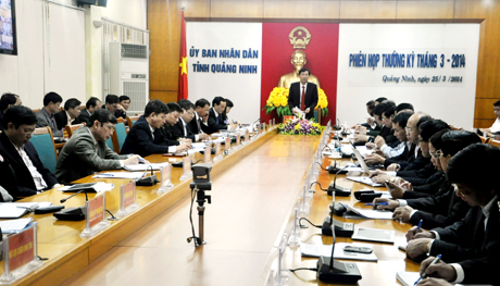 Đồng chí Nguyễn Văn Đọc, Phó Bí thư Tỉnh ủy, Chủ tịch UBND tỉnh kết luận cuộc họp.