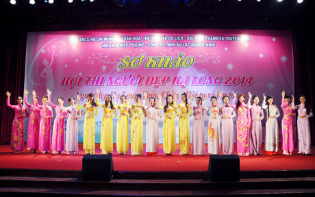20 thí sinh xuất sắc lọt vào Vòng chung kết Người đẹp Hạ Long 2014