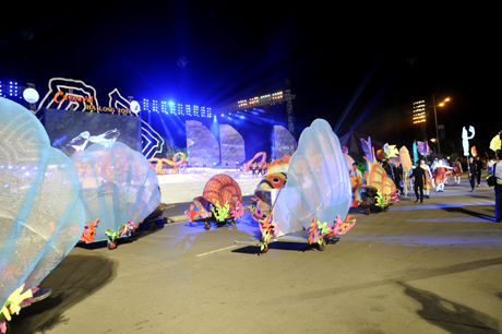 Mô hình các sinh vật biển tại Carnaval.