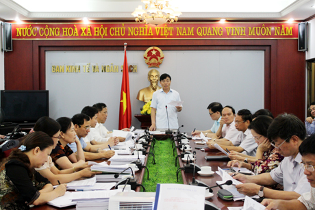 Thẩm tra các dự thảo Quy hoạch trình tại kỳ họp thứ 14 HĐND tỉnh Khóa XII