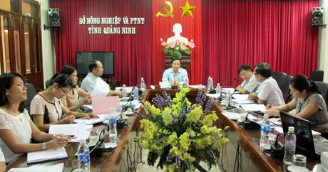 Đồng chí Đặng Huy Hậu, Phó Chủ tịch UBND tỉnh chủ trì cuộc họp