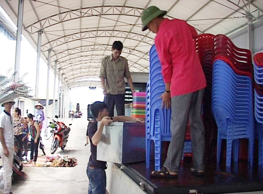 Hơn 100 hộ tiểu thương chợ Hải Hà cũ đã chuyển sang kinh doanh tại chợ mới