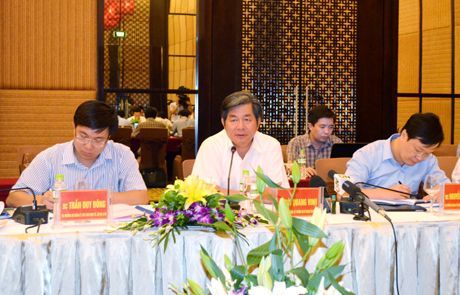 đồng chí Bùi Quang Vinh, Uỷ viên T.Ư Đảng, Bộ trưởng Bộ Kế hoạch Đầu tư có buổi làm việc