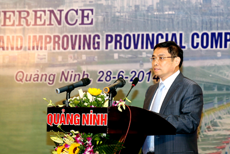 Bài phát biểu của Bí thư Tỉnh ủy Phạm Minh Chính tại Hội nghị đổi mới hoạt động xúc tiến đầu tư và nâng cao năng lực cạnh tranh tỉnh Quảng Ninh