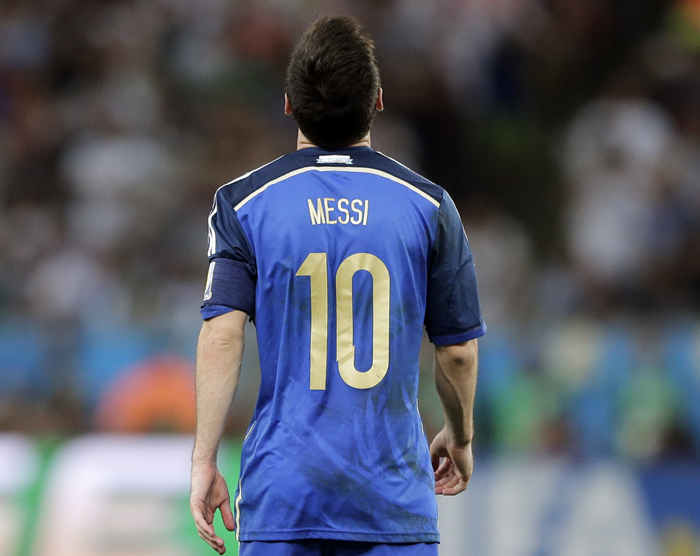 Nỗi thất vọng của Leo Messi sau trận chung kết World Cup 2014