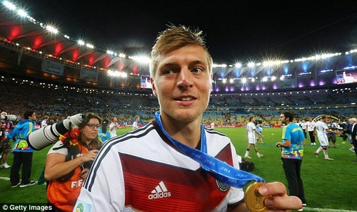 Toni Kross xác nhận gia nhập Real ngay sau trận chung kết với Argentina (Ảnh: Getty)