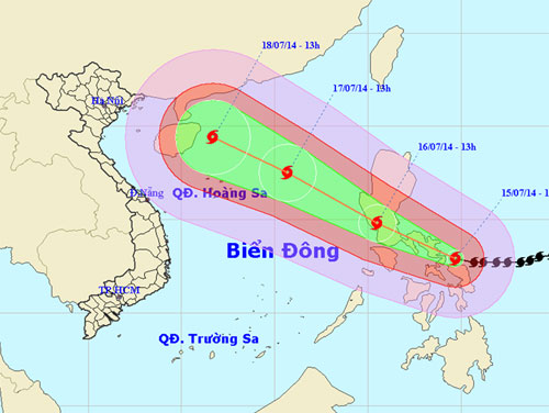 Công điện về việc triển khai công tác chủ động ứng phó với bão Rammasun