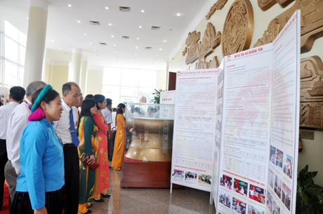 Các đại biểu tham dự Đại hội đại biểu MTTQ Việt Nam tỉnh Quảng Ninh lần thứ X (nhiệm kỳ 2014-2019).