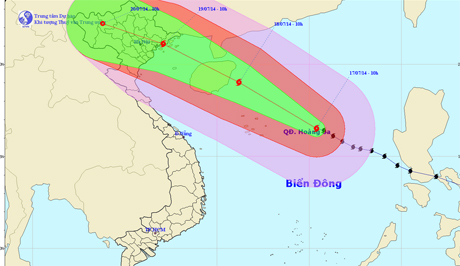 "Dừng toàn bộ hội họp trong 2 ngày 18 và 19 để tập trung phòng, chống cơn bão số 2"