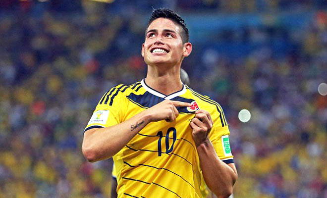 James Rodriguez đã trở thành “số 10” của Real Madrid