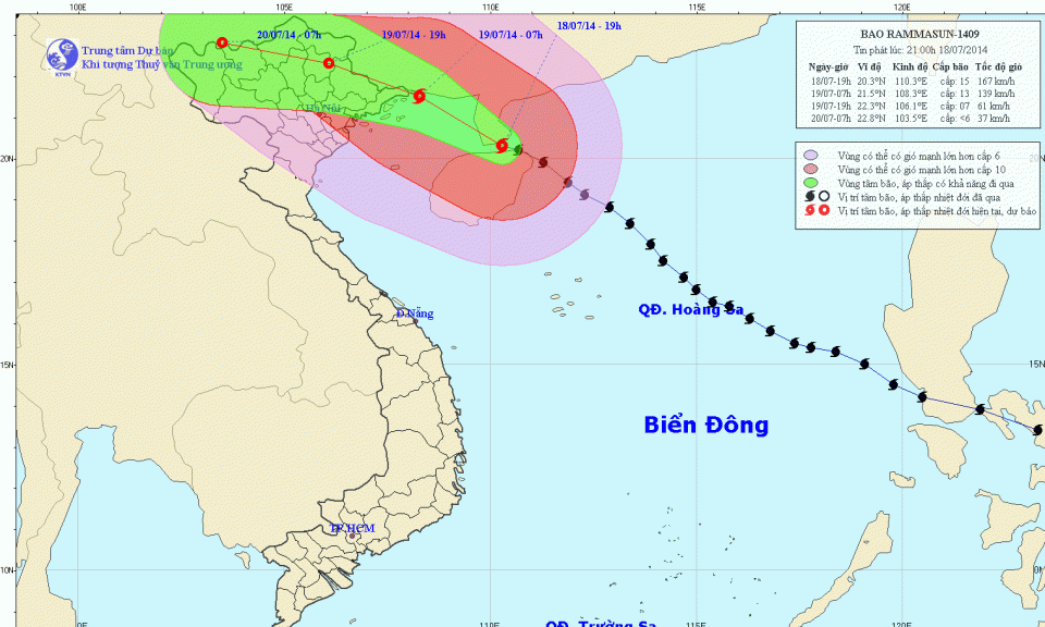 Công tác phòng, chống cơn bão số 2