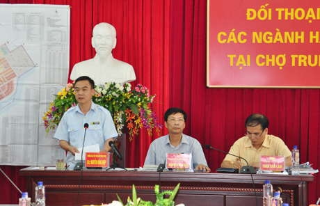 Trưởng ban tiếp công dân Trung ương phát biểu tại buổi làm việc.