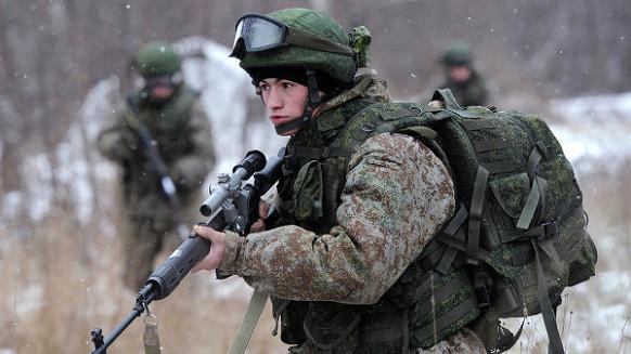Lính Nga đang thử nghiệm bộ quân phục Ratnik