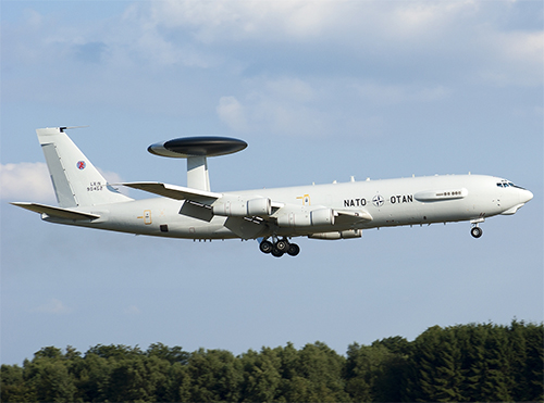 Máy bay E-3 Sentry của NATO.
