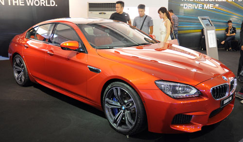 BMW M6 Gran Coupe tại BMW World 2014.