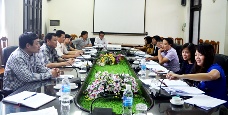 Đoàn công tác của Bộ Tư pháp làm việc với Sở Tư pháp Quảng Ninh.