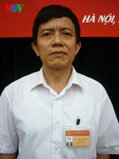 PGS.TS Nguyễn Mạnh Hà – Viện trưởng Viện Lịch sử Đảng