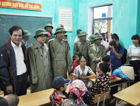 Trưởng Ban Chỉ đạo Phòng chống lụt bão Trung ương trực tiếp chỉ đạo công tác ứng phó với bão số 3 tại Quảng Ninh