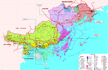 Tổ chức lãnh thổ các hoạt động kinh tế - xã hội chủ yếu tỉnh Quảng Ninh đến năm 2020, tầm nhìn 2030 do đơn vị tư vấn Tập đoàn MCKinsey (Mỹ) lập đã được Thủ tướng Chính phủ phê duyệt.