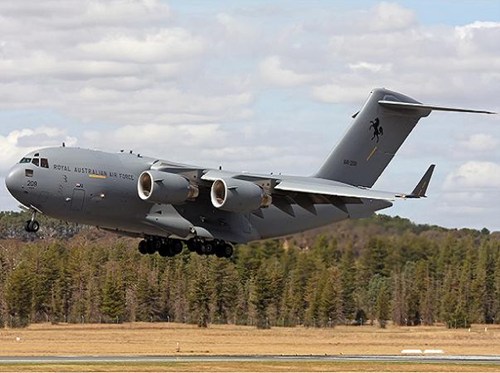 Máy bay C-17A Globemaster III của không quân Australia