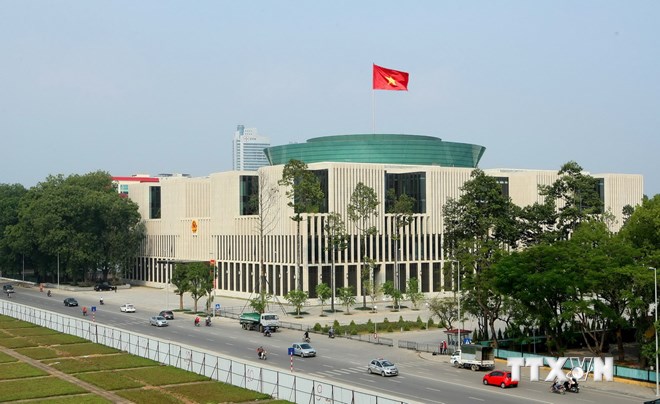 Nhà Quốc hội và Hội trường Ba Đình mới đã sẵn sàng cho kỳ họp thứ 8, Quốc hội khóa XIII. (Ảnh: Phạm Kiên/TTXVN)