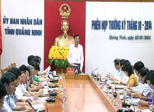 UBND tỉnh họp phiên thường kỳ tháng 10