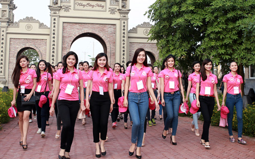 Các thí sinh lọt vào vòng chung khảo Hoa hậu Việt Nam 2014