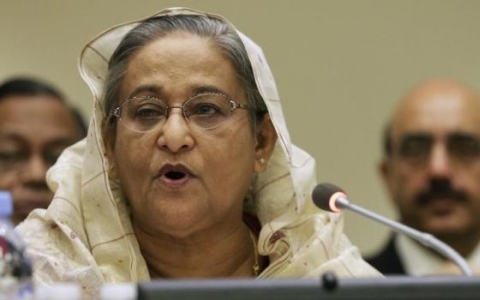 Thủ tướng Bangladesh Sheikh Hasina là mục tiêu ám sát của tổ chức Jamaat-ul-Mujahideen (Ảnh AFP)