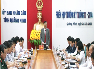 Năm 2015 UBND tỉnh sẽ tập trung chỉ đạo, điều hành xây dựng thể chế, thương hiệu Quảng Ninh và kỷ cương công chức