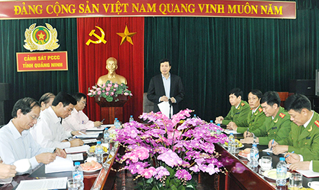Đồng chí Nguyễn Đức Long, Phó Bí thư Tỉnh ủy, Chủ tịch HĐND tỉnh kết luận buổi làm việc