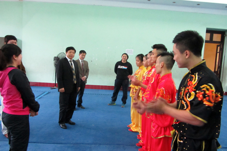 Gặp mặt đội tuyển Wushu Quảng Ninh tham dự Đại hội TDTT toàn quốc