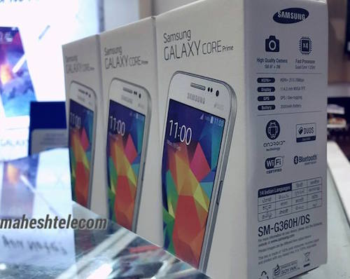 Ảnh được cho là Samsung Galaxy Core Prime sắp lên kệ.