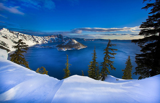 Vườn quốc gia Crater Lake, Orego như bước ra từ cổ tích.