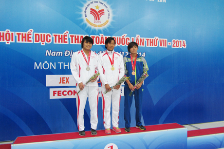 Quảng Ninh giành 3 huy chương tại Giải lặn Đại hội TDTT toàn quốc lần thứ 7- 2014