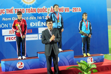 Điền kinh Quảng Ninh giành HCB tại Đại hội TDTT toàn quốc lần thứ 7- 2014