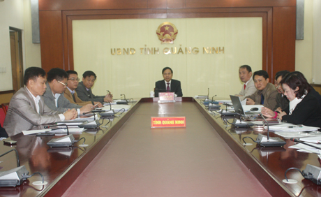 Tỉnh Quảng Ninh tham dự phiên họp trực tuyến dưới sự chủ trì của đồng chí Đặng Huy Hậu, Phó Chủ tịch UBND tỉnh.